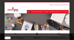 Desktop Screenshot of elektrogeiss.com
