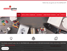 Tablet Screenshot of elektrogeiss.com